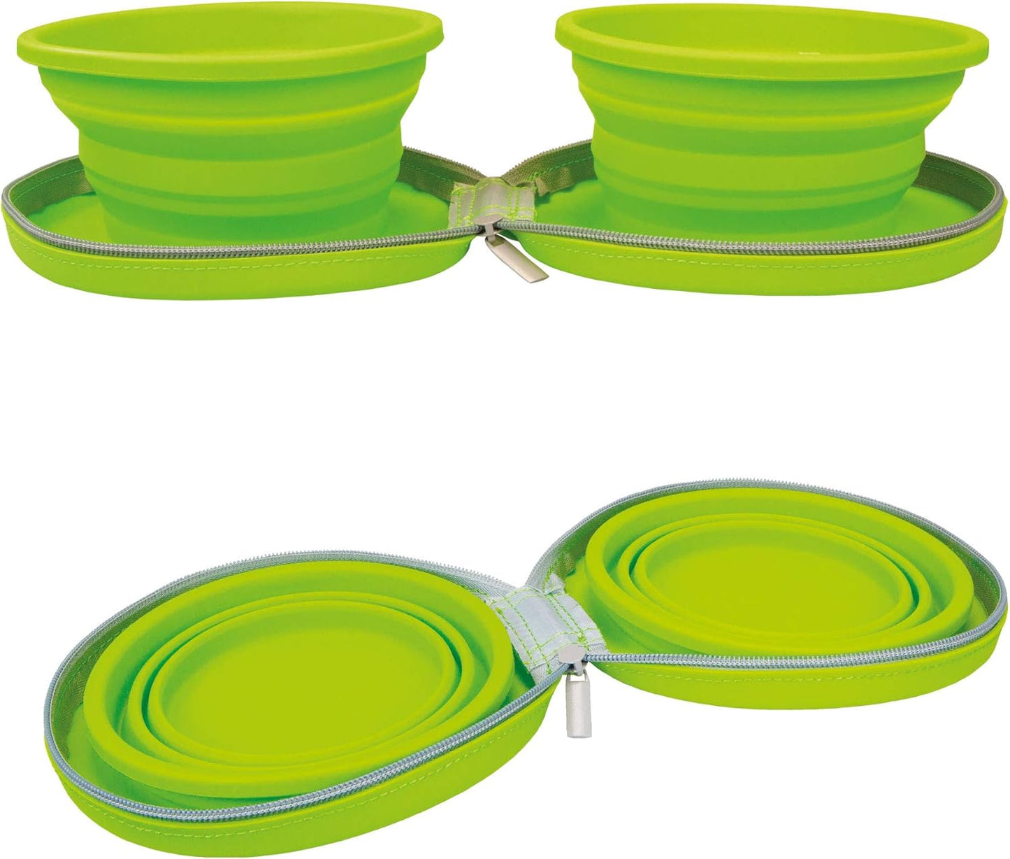 Rosewood Foldable Zip Up Dual Bowls