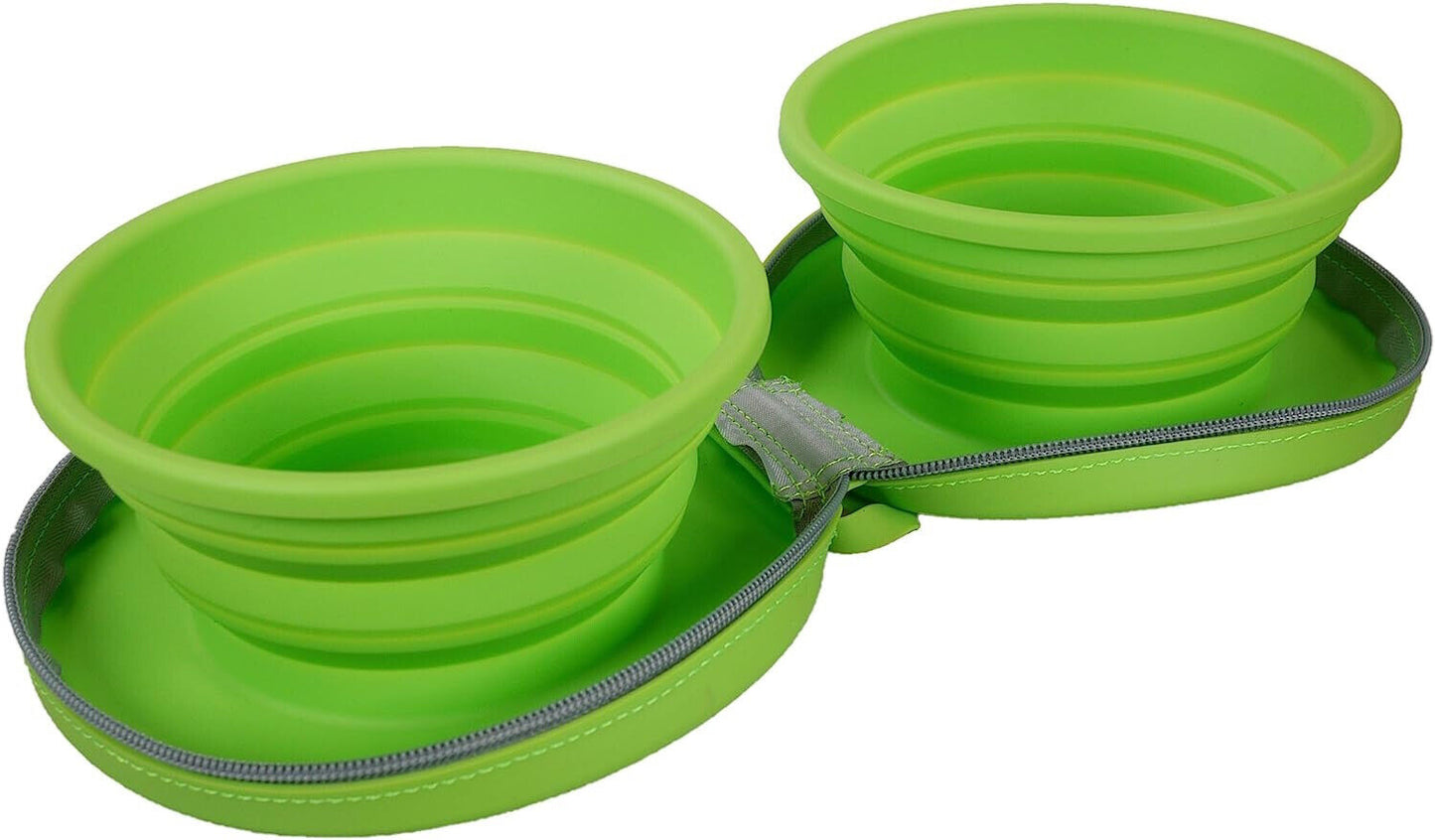Rosewood Foldable Zip Up Dual Bowls