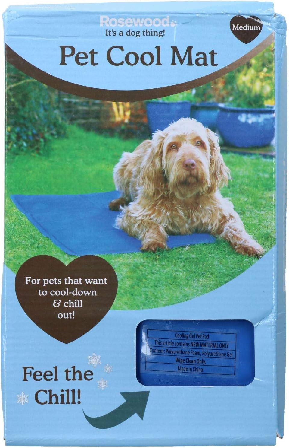 Rosewood Pet Cooling Mat Medium 50 X 65 Cm
