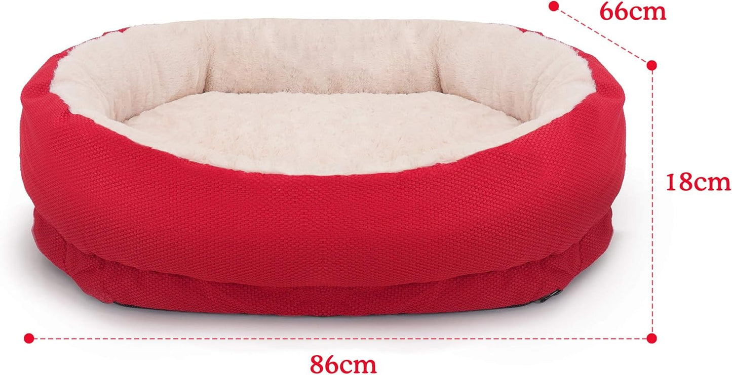Rosewood Red Orthapedic Dog Bed 34"