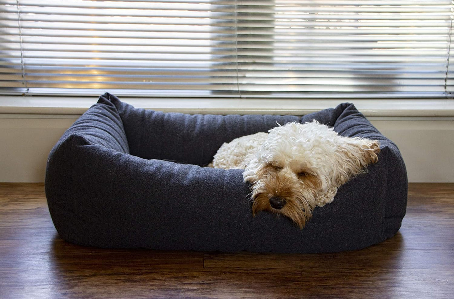 Rosewood Luxury Grey Felt With Memory Foam Bed With Support Small