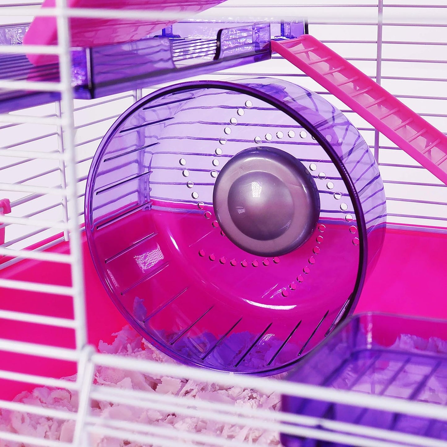 Rosewood Pico Hamster Wheel With Stand Purple