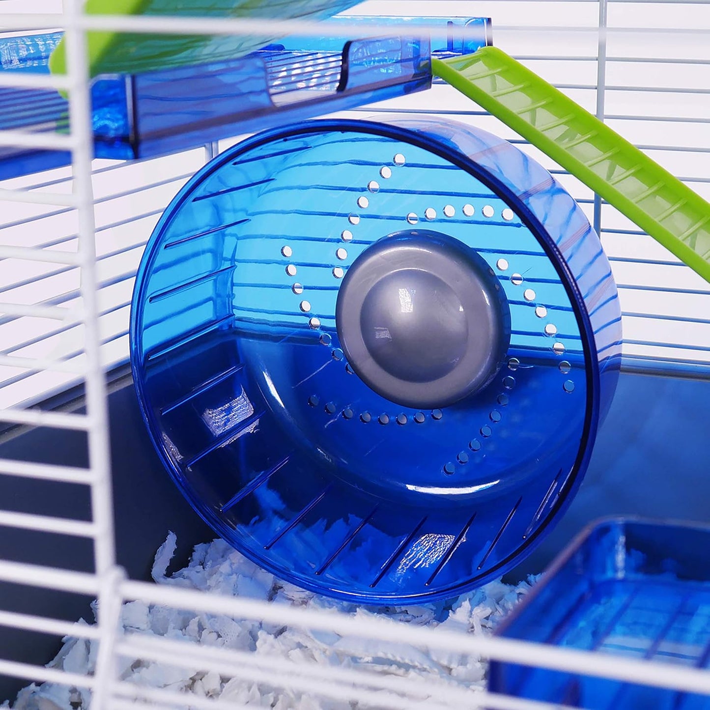 Rosewood Pico Hamster Wheel With Stand Blue
