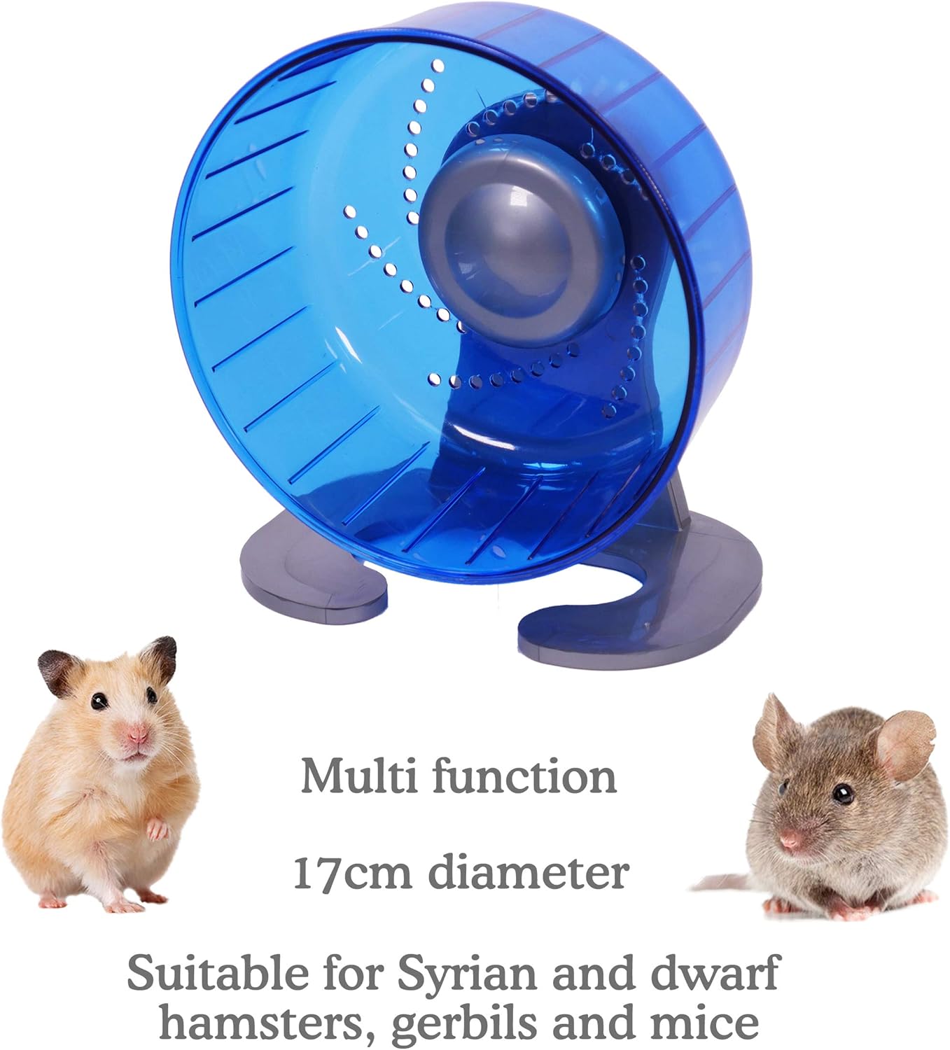 Rosewood Pico Hamster Wheel With Stand Blue