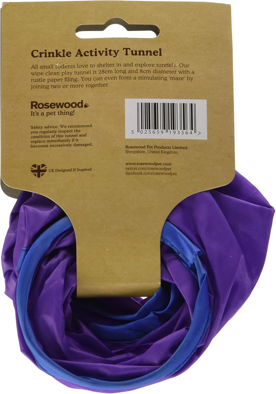 Rosewood Small Crinkle Tunnel
