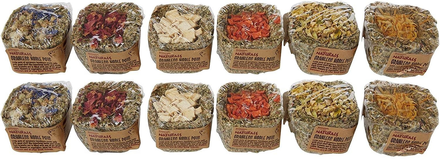 Rosewood Naturals Grainless Nibble Pots 75g