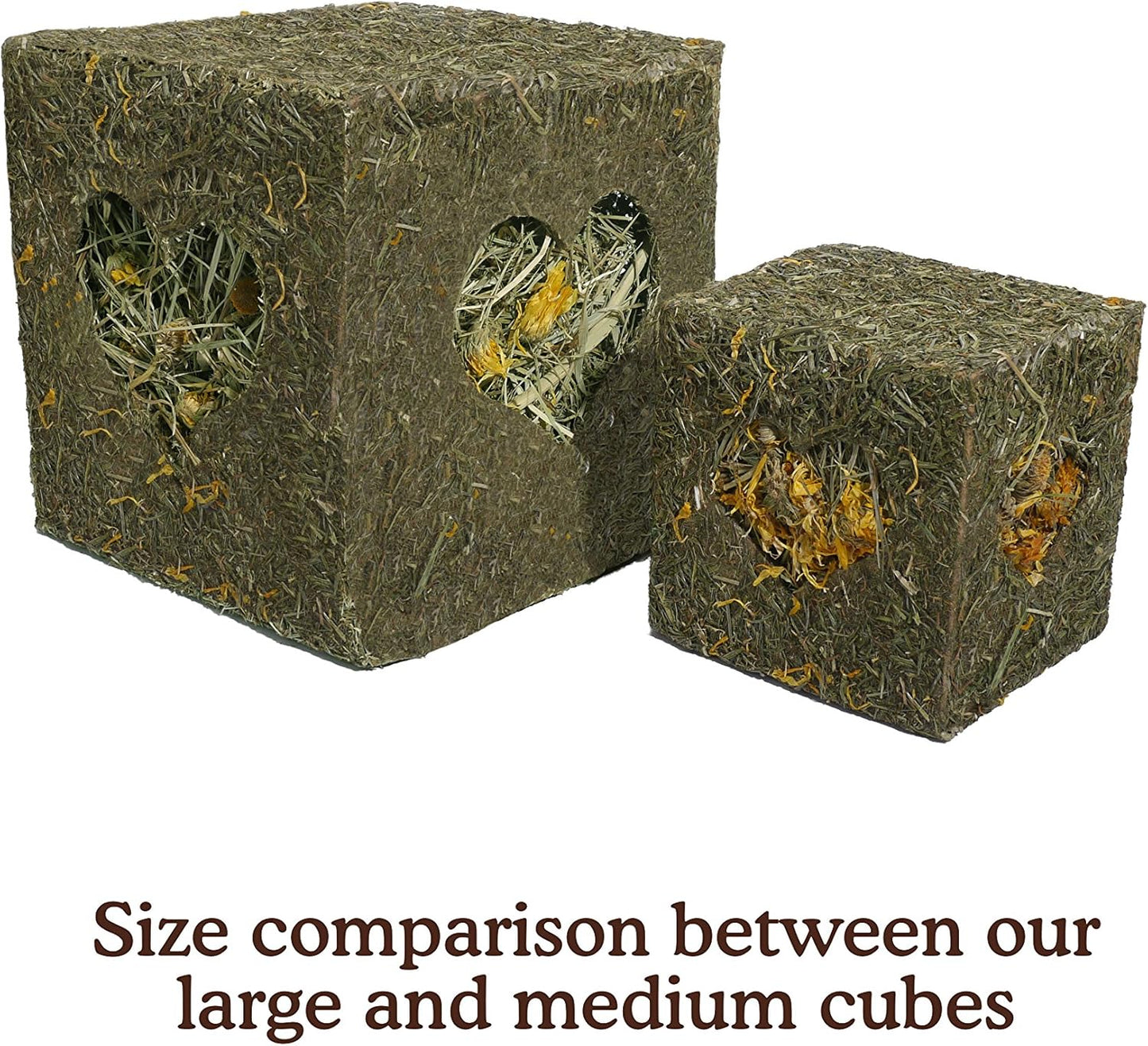 Rosewood Naturals I Love Hay Cube Medium