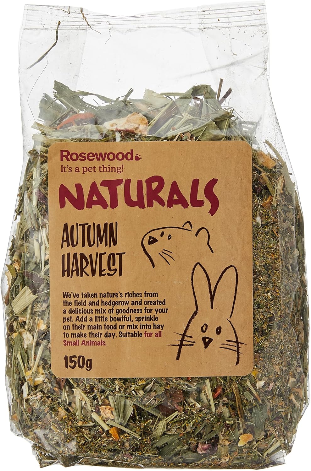 Rosewood Naturals Small Animal Autumn Harvest 150g