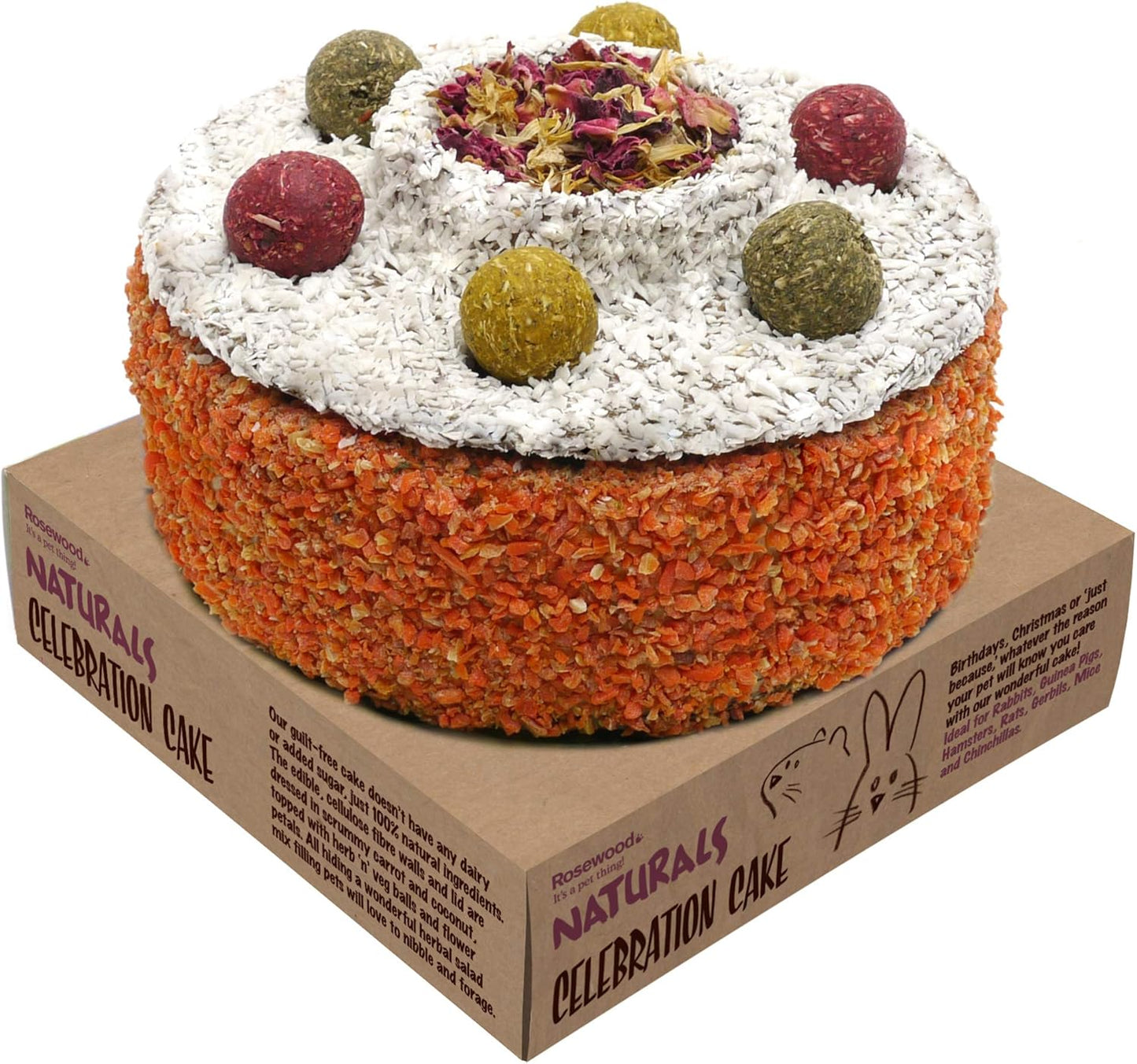 Rosewood Naturals Small Animal Celebration Cake 230g