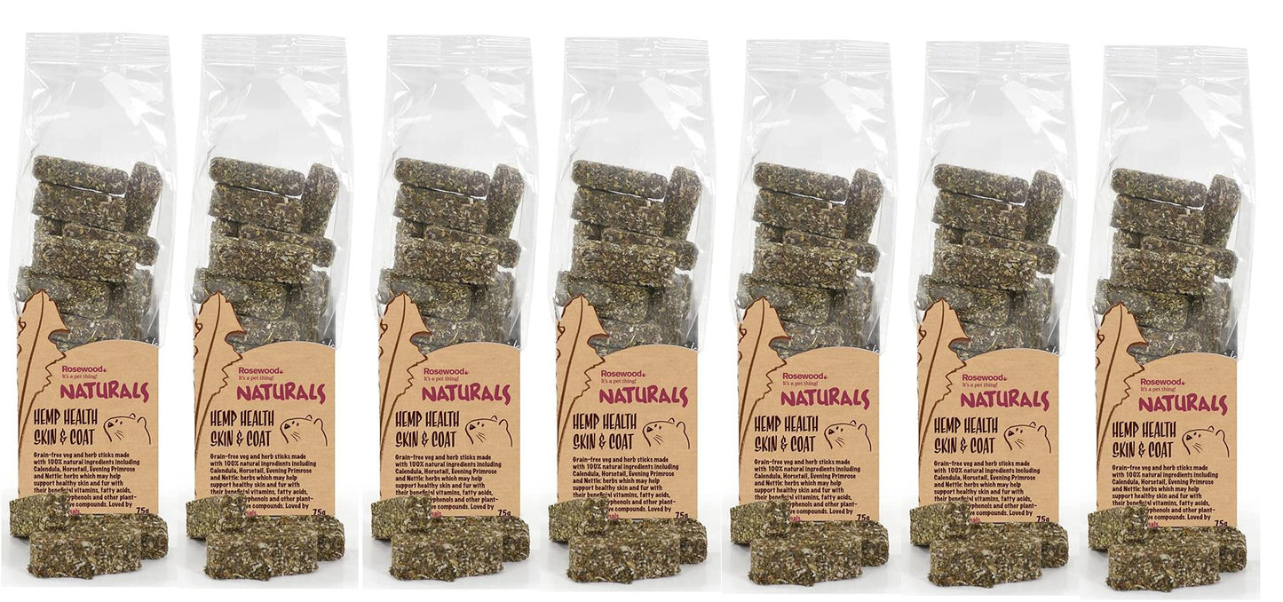 Rosewood Naturals Hemp Health Skin & Coat 75g Small Animal Treat