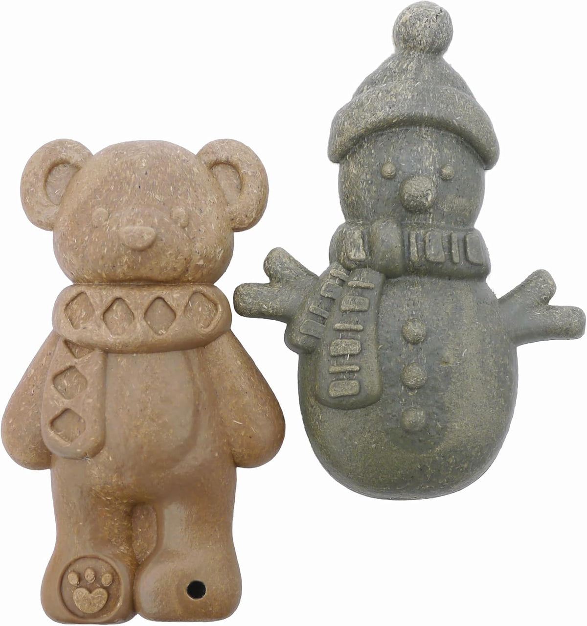 Cupid & Comet Veggie Burst Snowman & Teddy Duo
