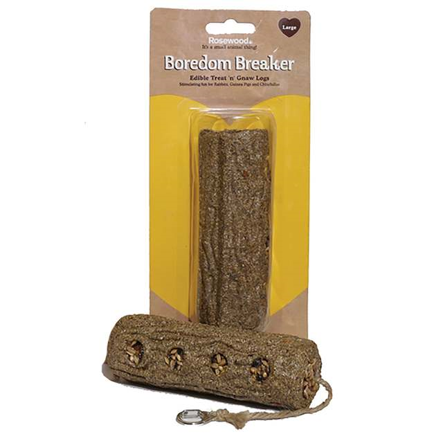 Rosewood Boredom Breaker Edible Treat N Gnaw Logs Large