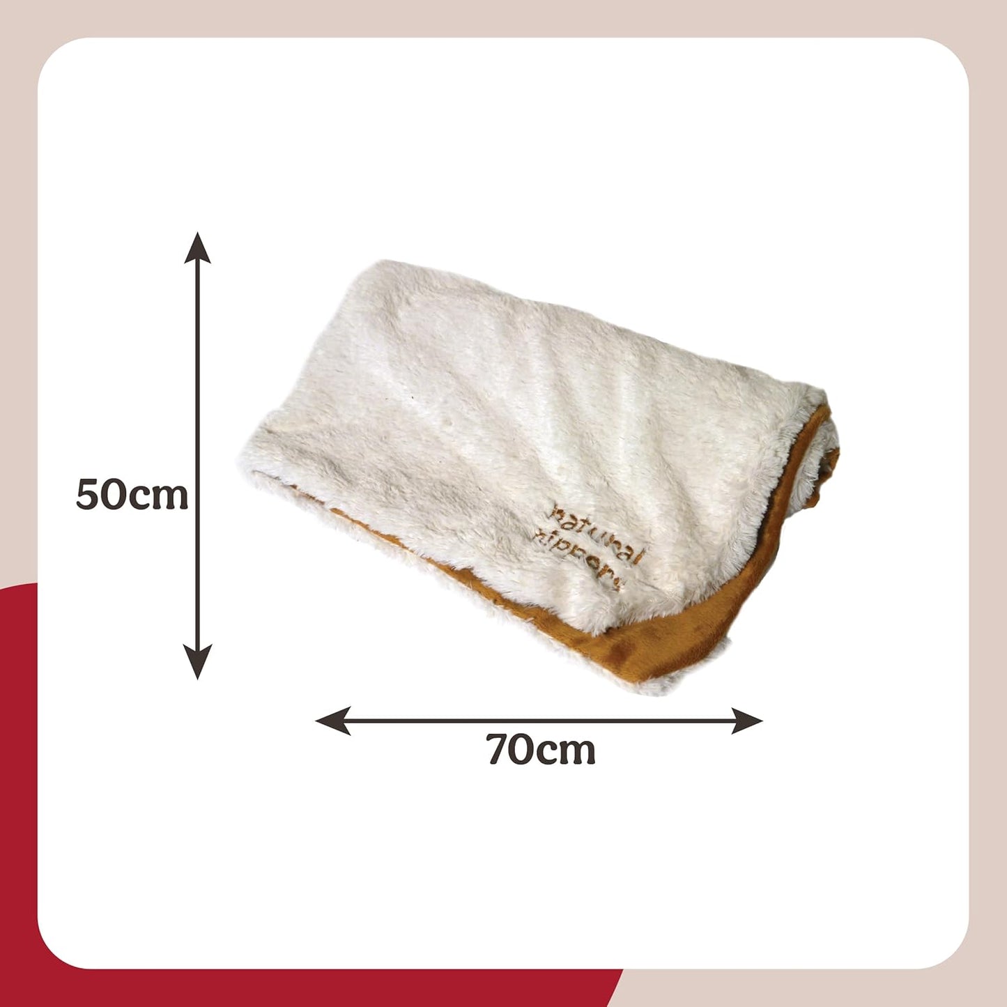 Natural Nippers Luxury Puppy Blanket 70 X 50cm