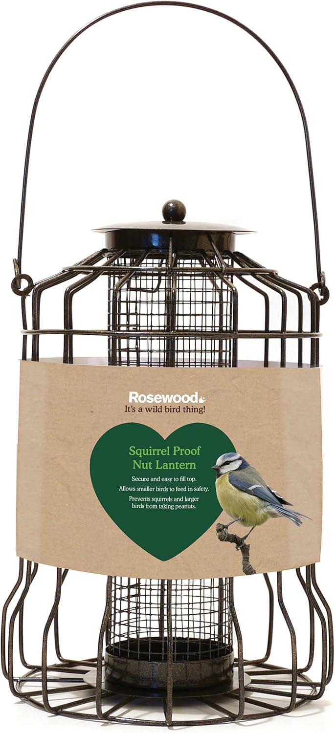 Rosewood Squirrel Proof Nut Lantern