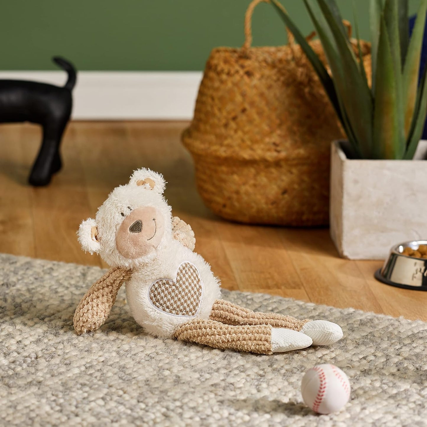 Rosewood Chubleez Benjamin Bear Soft Squeaky Dog Toy