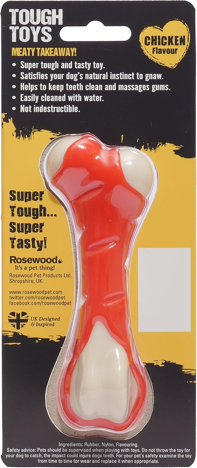 Rosewood Tough Toys Chicken Bone Small