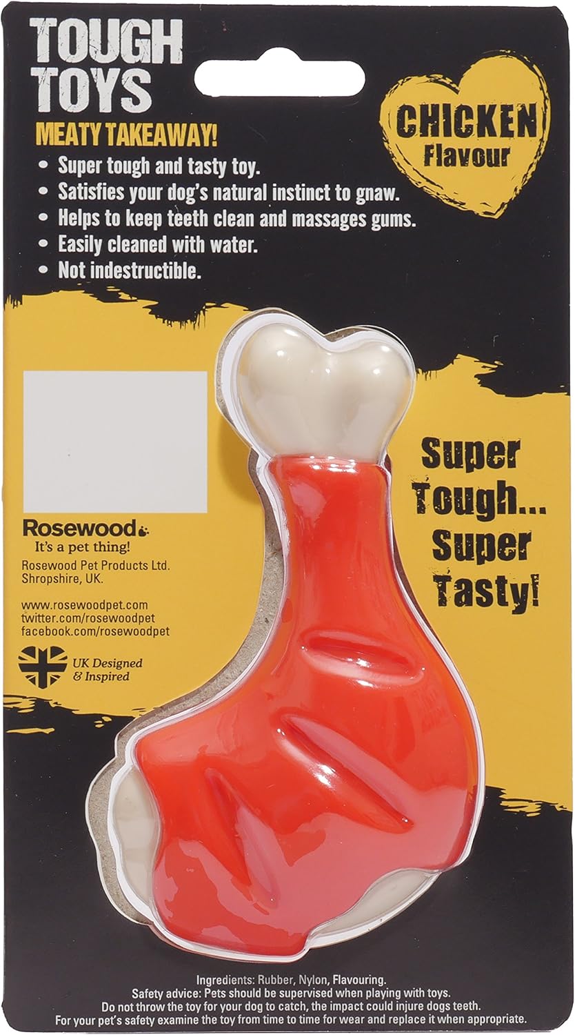 Rosewood Tough Toys Chicken Leg Small