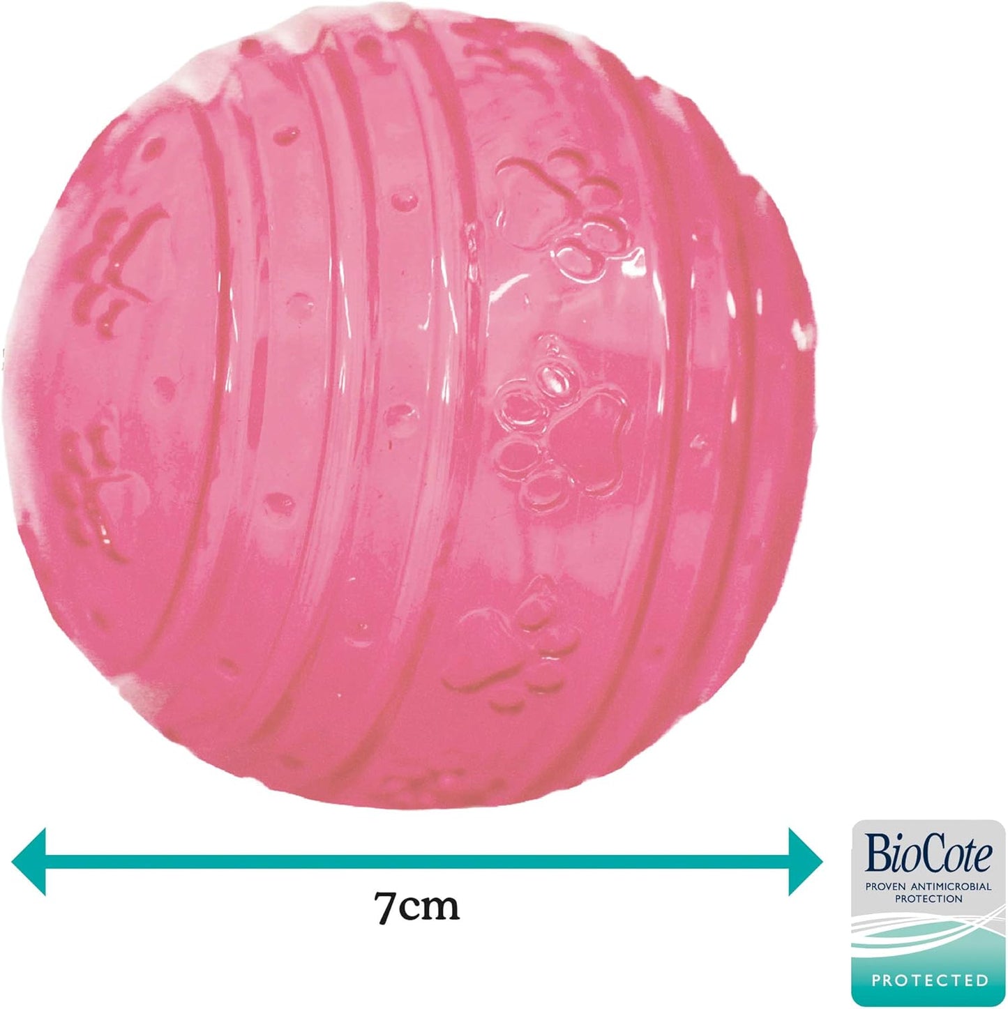 Rosewood Biosafe Puppy Ball Pink