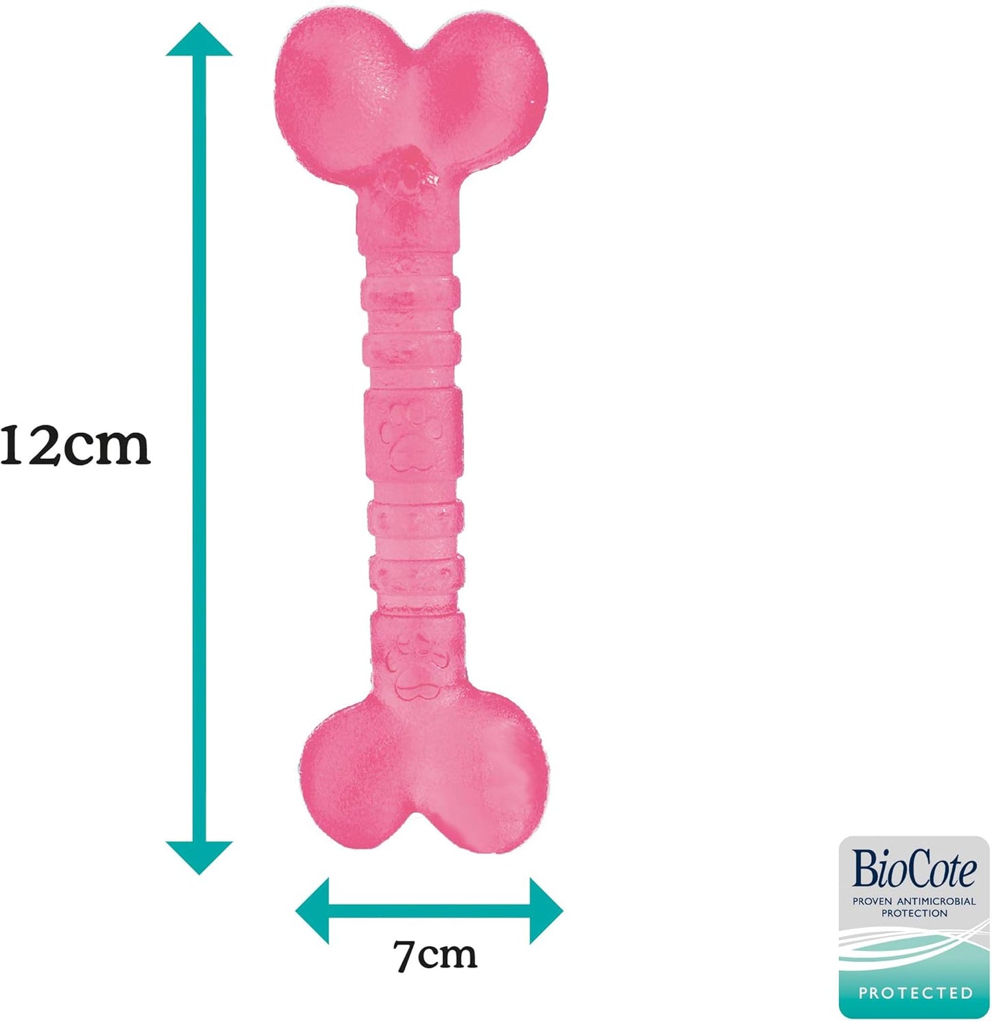 Rosewood Biosafe Puppy Bone Pink