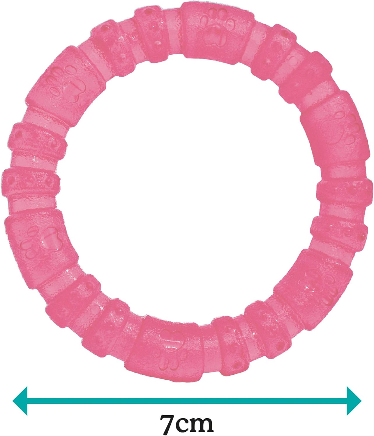 Rosewood Biosafe Puppy Ring Pink