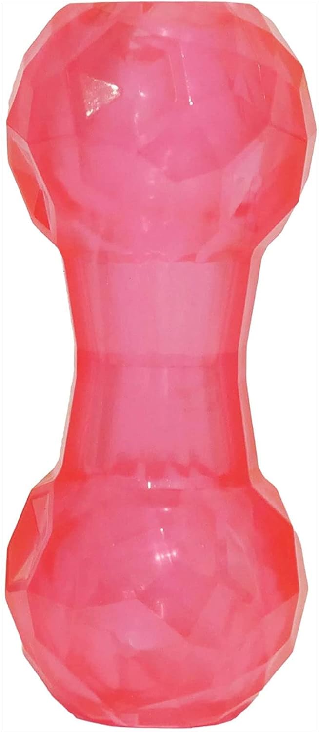 Rosewood Biosafe Puppy Dumbbell Pink