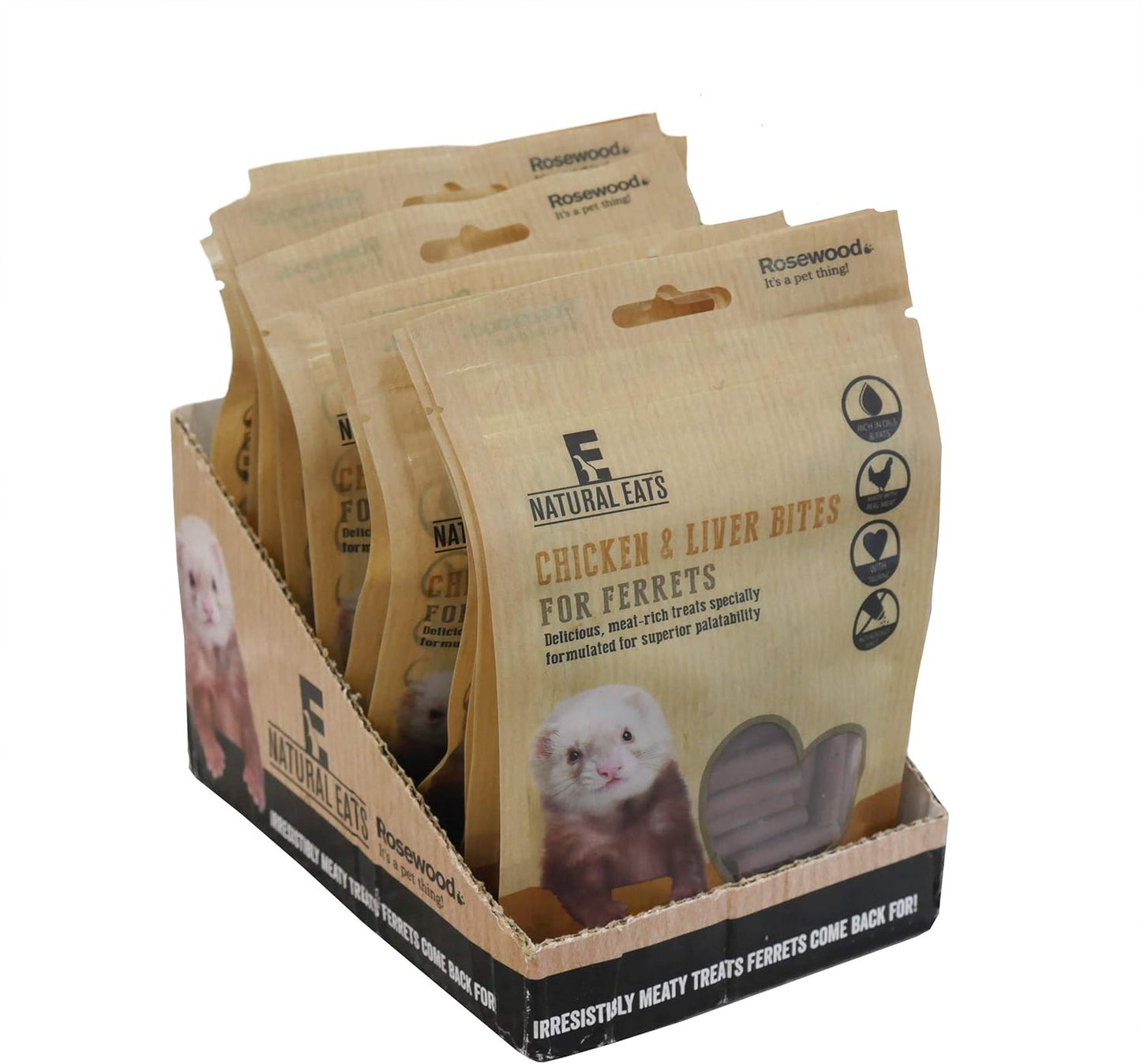 Natural Eats Chicken & Liver Ferret Bites 50g