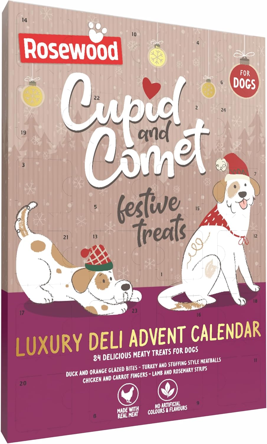 Cupid & Comet Luxury Dog Advent Calendar 100g