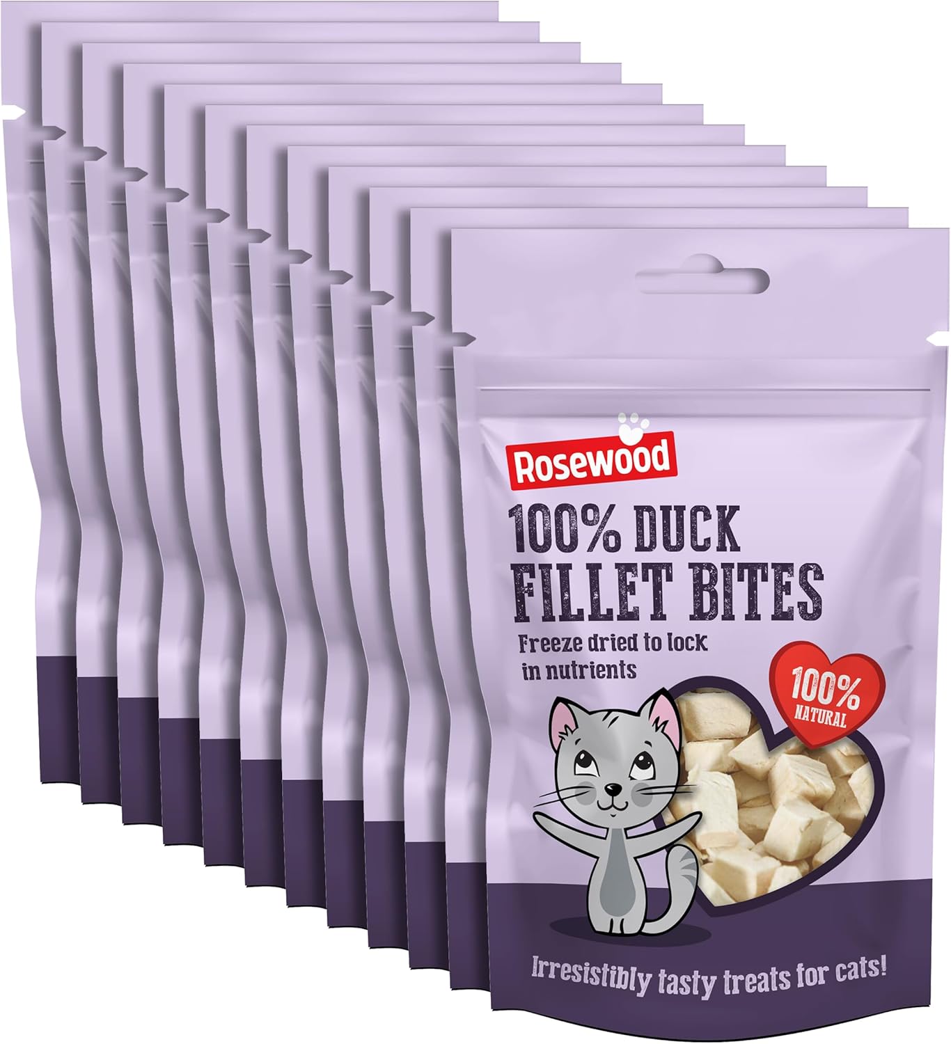 Rosewood 100% Duck Fillet Freeze Dried Cat Treats 15g