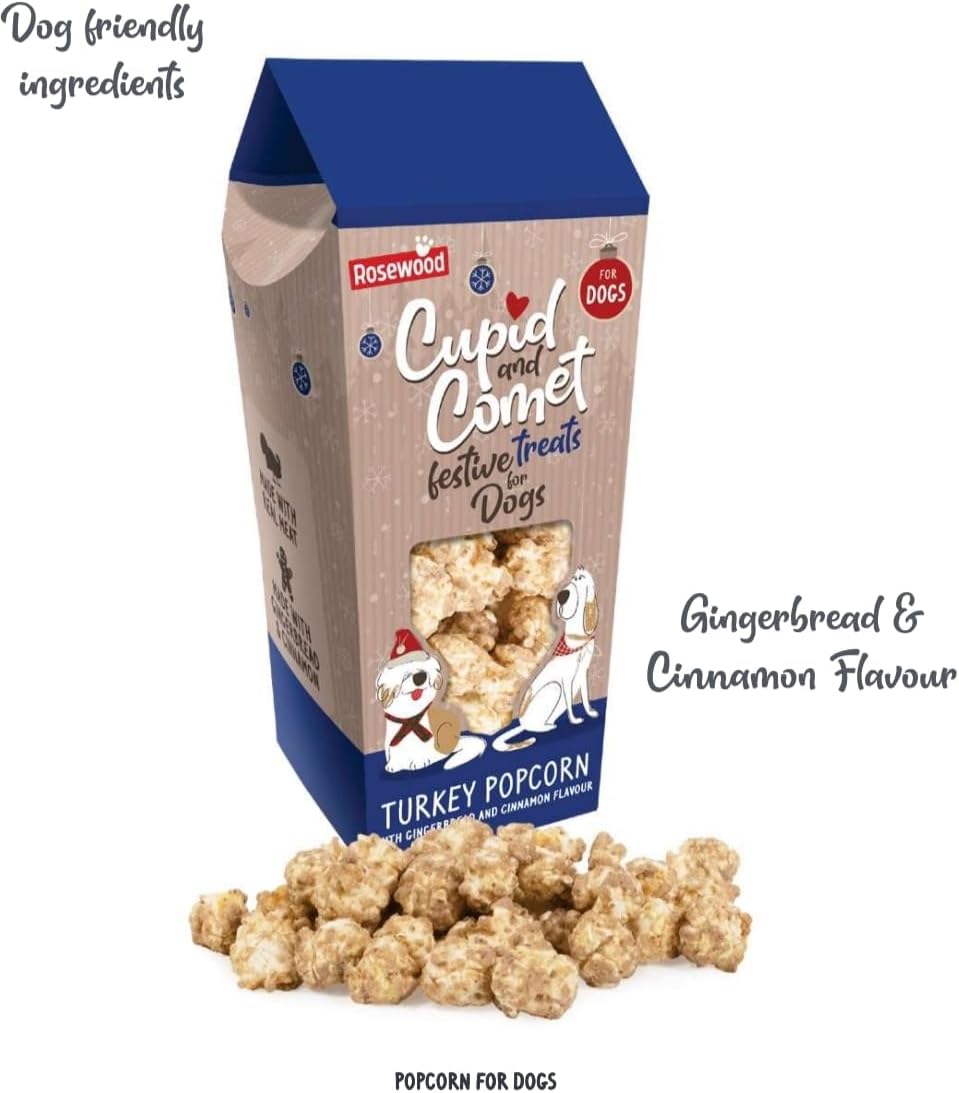 Cupid & Comet Popcorn Gingerbread & Cinnamon Flavour 30g