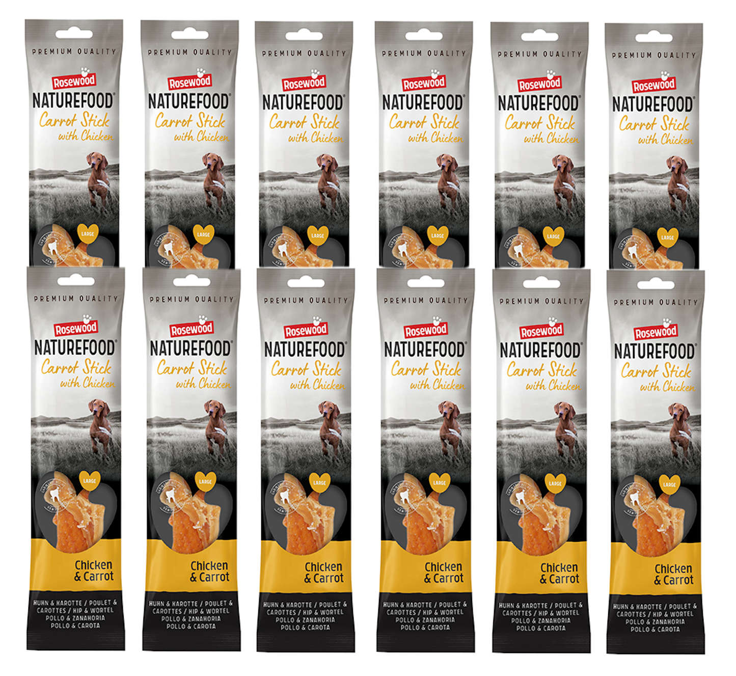 Rosewood Naturefood Carrot Stick With Chicken 70g