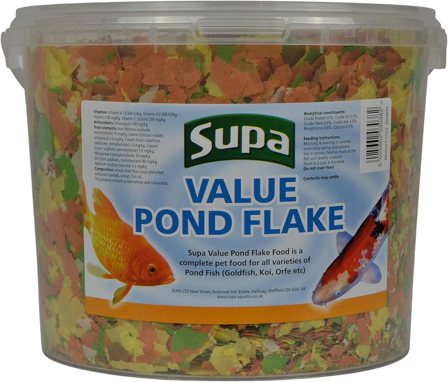 Supa Value Pond Flake 3ltr Bucket