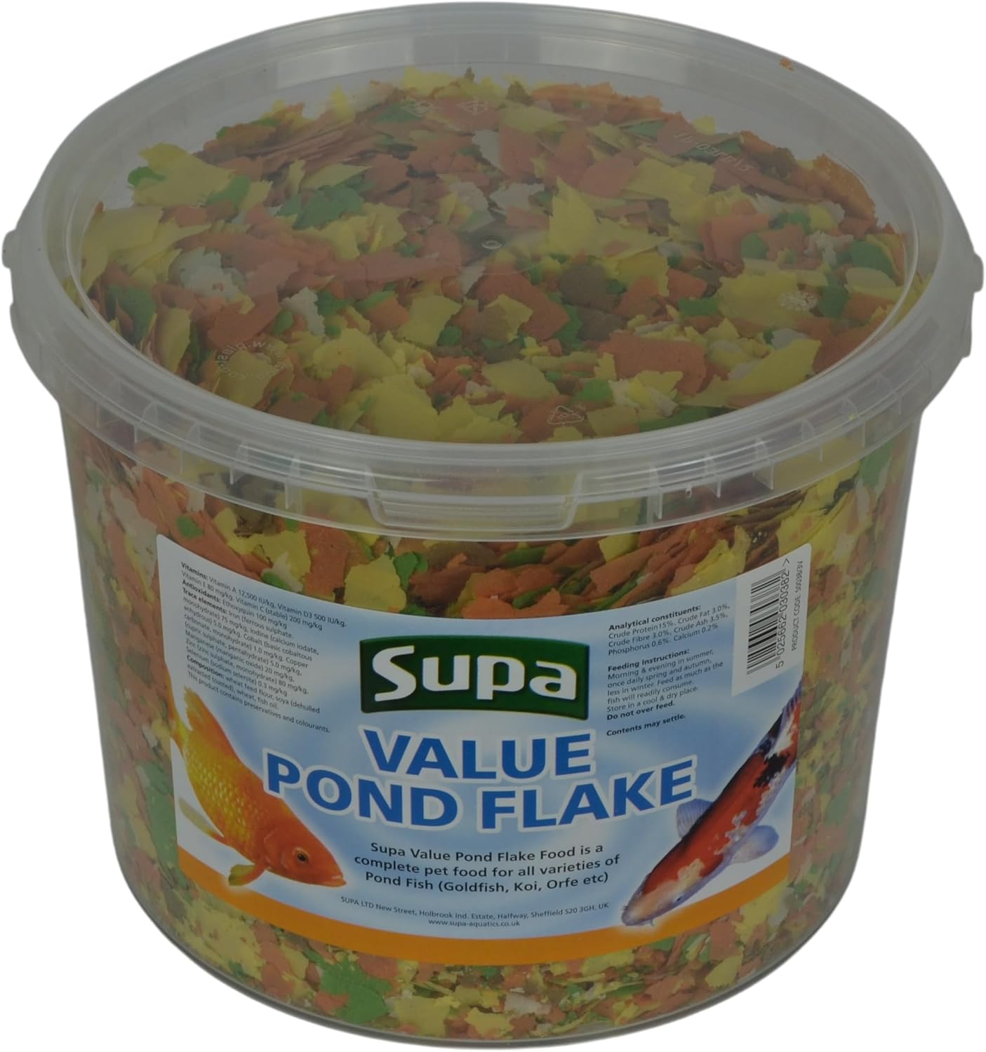 Supa Value Pond Flake 3ltr Bucket
