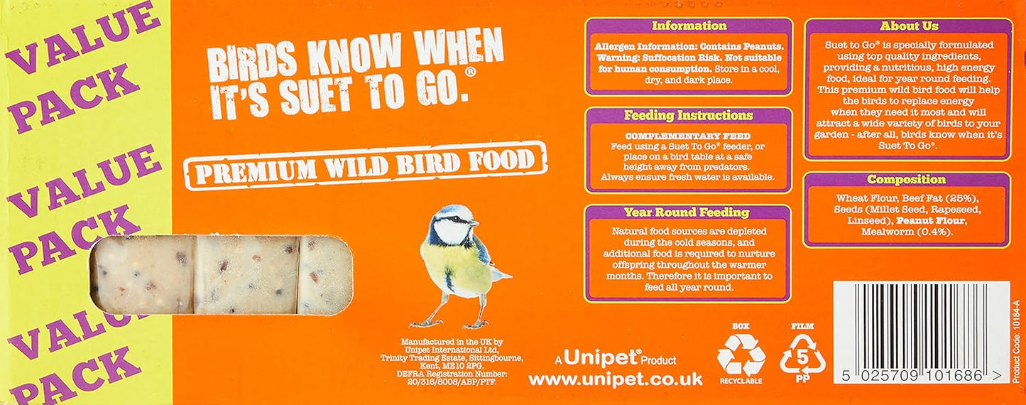 Suet To Go Value Pack Mealworm & Insect 10 Pack