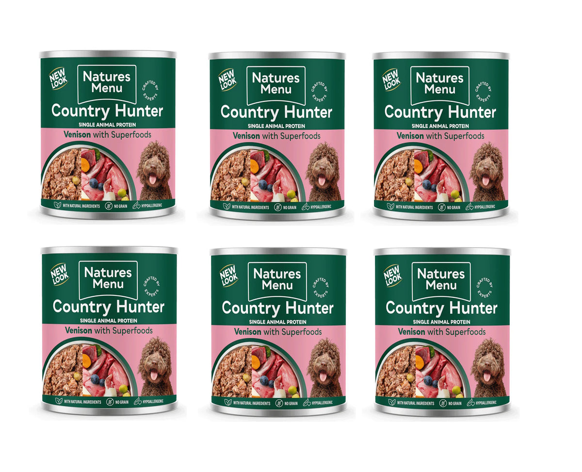 Natures Menu Country Hunter Venison Can 600g