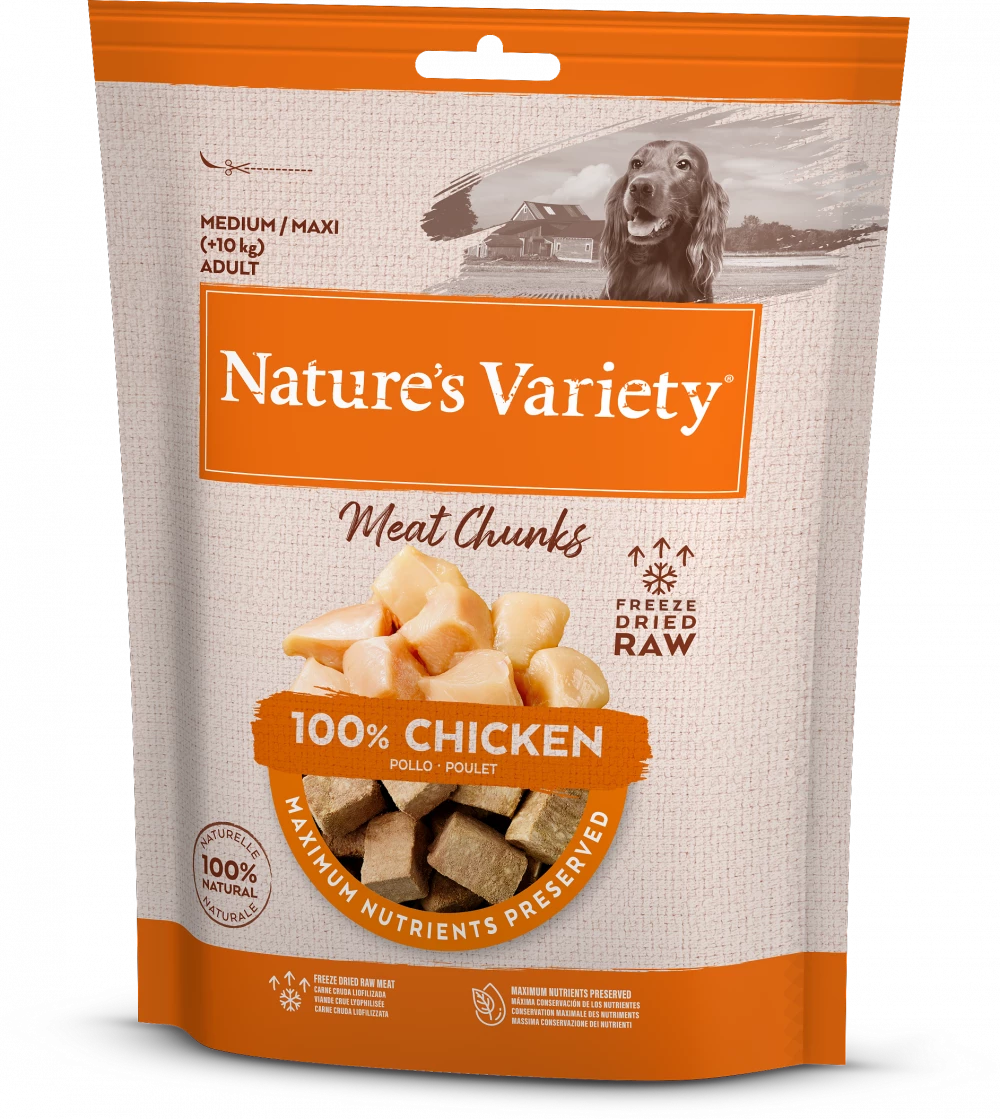 Natures Variety Freeze Dried Chicken Meat Chunks 50g