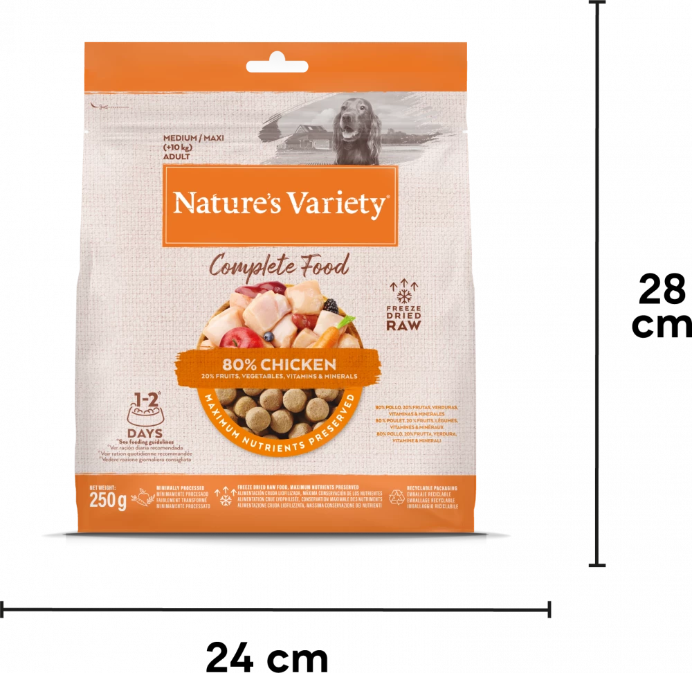 Natures Variety Freeze Dried Chicken 250g