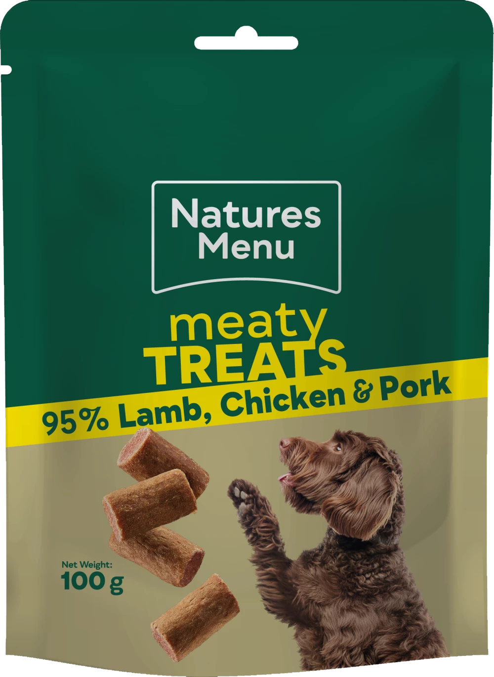 Natures Menu Real Meaty Treats With Lamb 100g