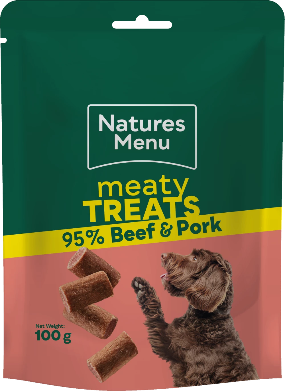Natures Menu Real Meaty Treats With Beef 100g