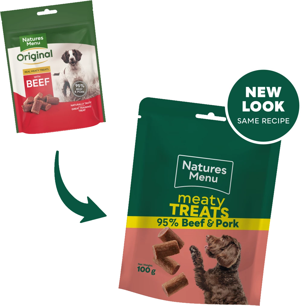 Natures Menu Real Meaty Treats With Beef 100g