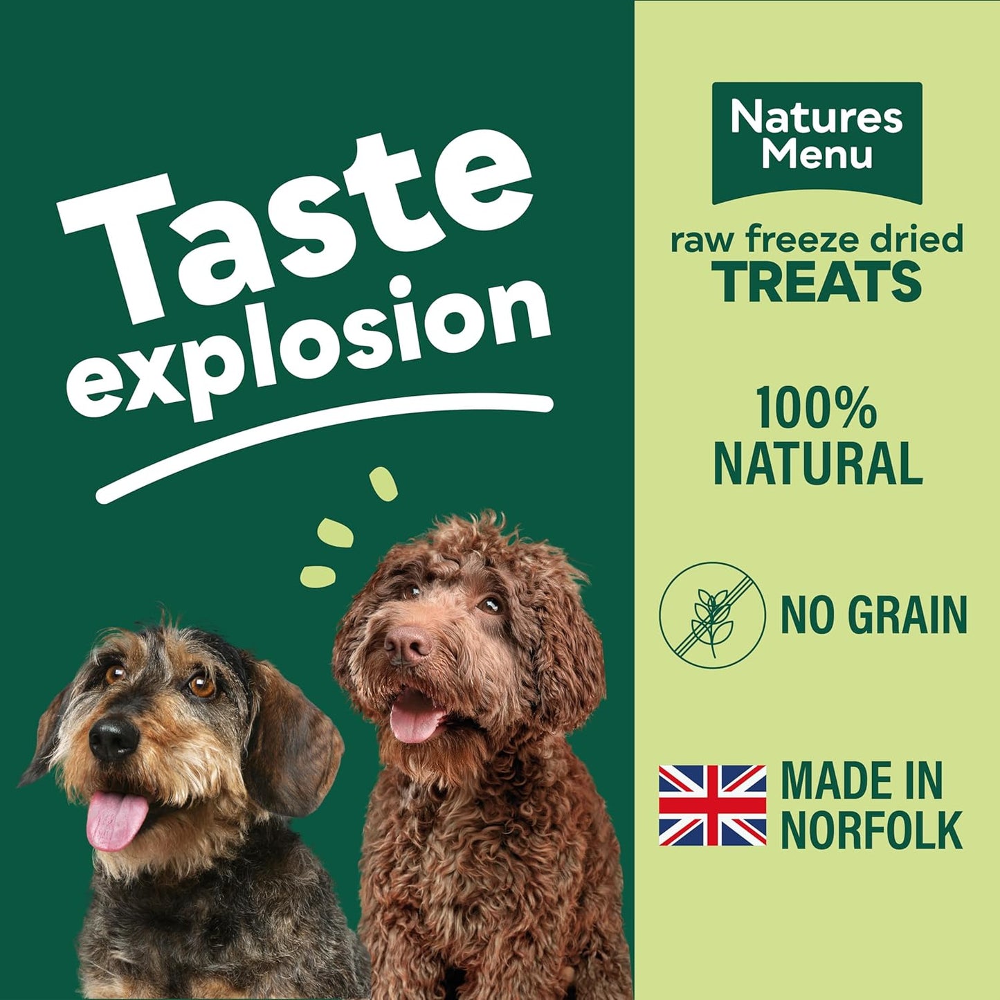Natures Menu Freeze Dried Turkey Bites 15g