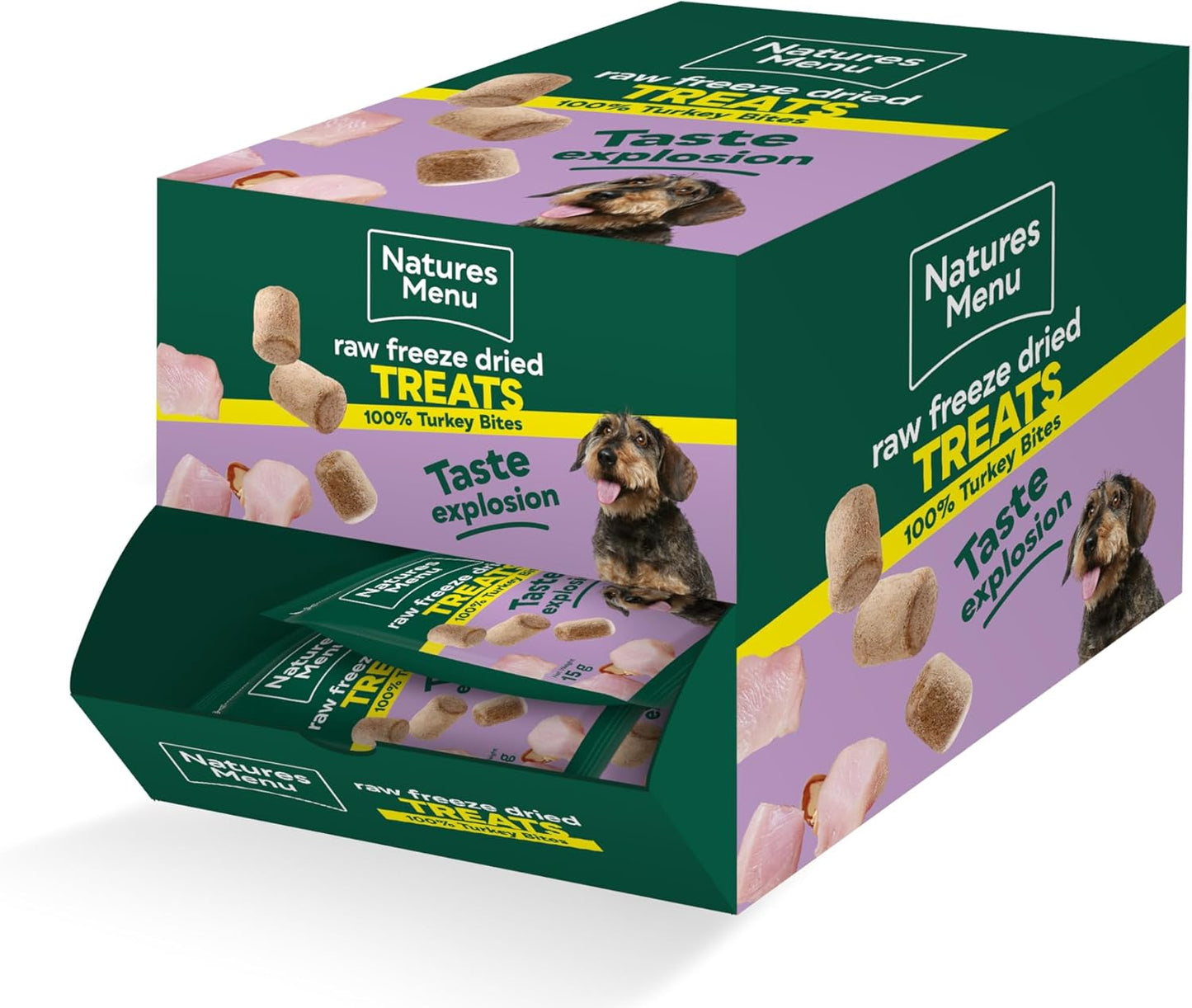 Natures Menu Freeze Dried Turkey Bites 15g