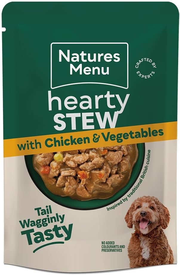 Natures Menu Meaty Hearty Stews Chicken 8 x 100g