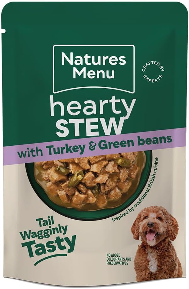 Natures Menu Meaty Hearty Stews Turkey 8 x 100g