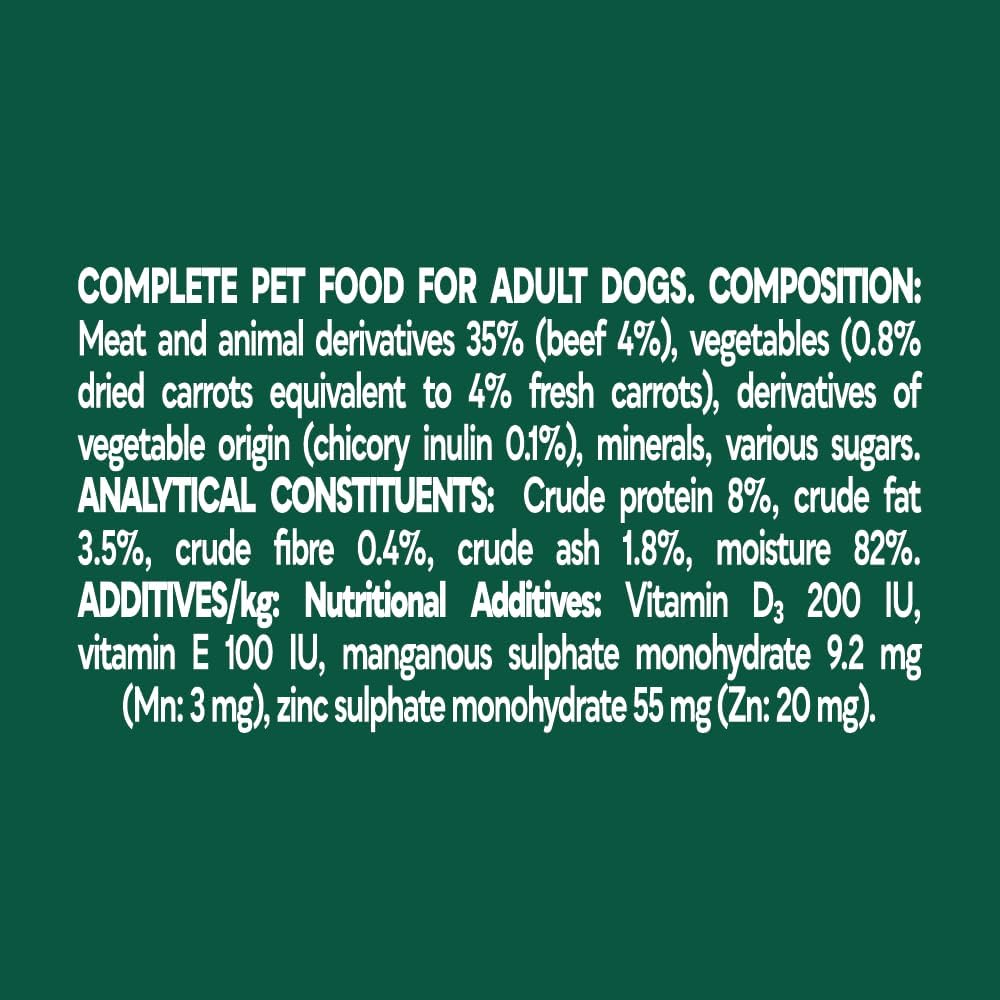 Natures Menu Meaty Hearty Stews Beef 8 x 100g