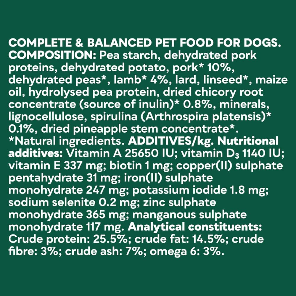 Natures Menu Raw Boost with Pork & Lamb 3kg – Natural Raw-Inspired Complete Dog Food
