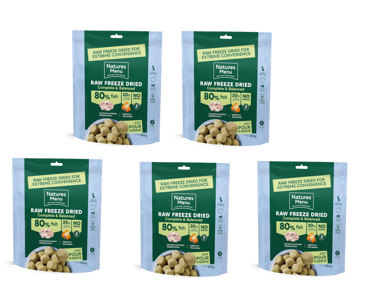 Natures Menu Raw Freeze Dried 80/20 Fish 250g