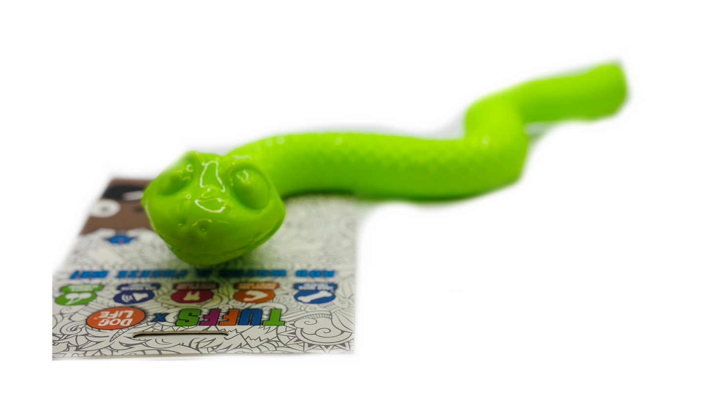 Dog Life Large Tuffs TPR Rubber Snake Dog Toy
