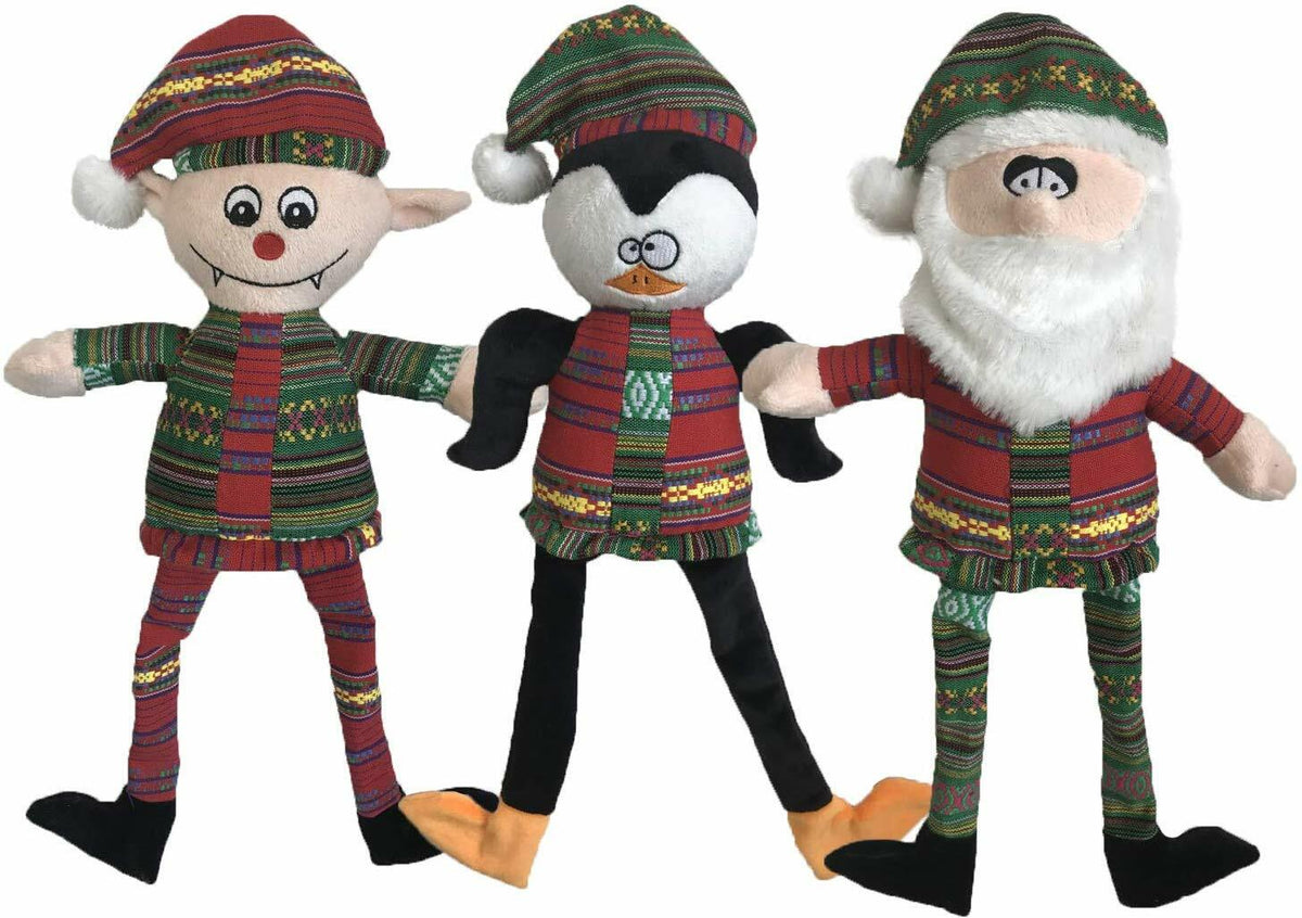 1x Dog Life Long Legged Christmas Dog Play Toy Assorted Design