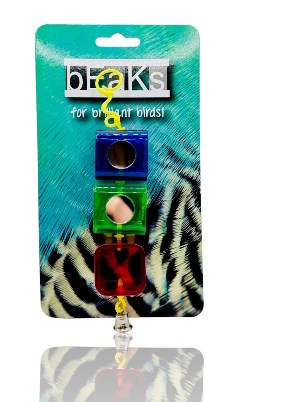 Beaks Plastic Bird Toy Box And Mirror