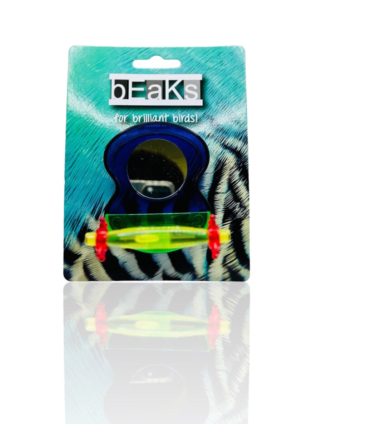 Beaks Bird Plastic Mirror Cup Feeder
